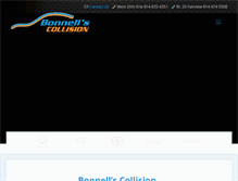 Tablet Screenshot of bonnellscollision.com